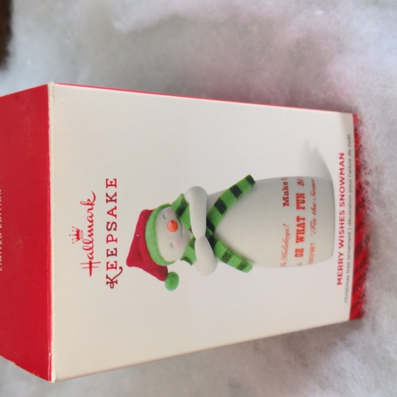 Hallmark Keepsake Merry Wishes Snowman - Picture 5 of 7
